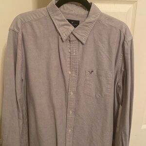 Men’s Long Sleeve Grey Shirt.  Size XL